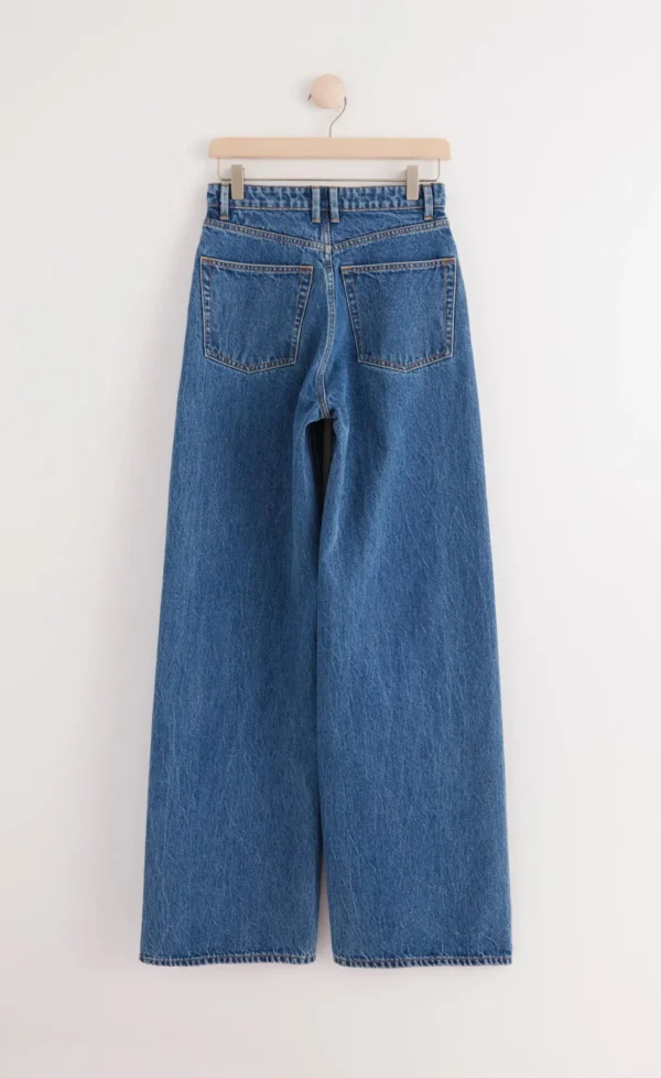 HM Extra Wide High Waist Jeans - Image 5