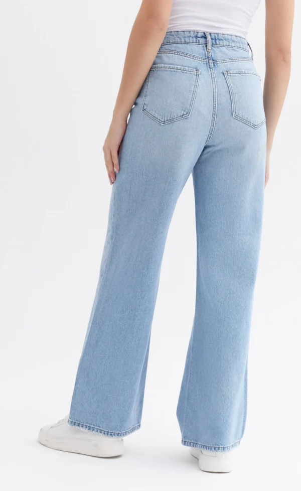 HM High Waisted Wide Leg Jeans - Image 3