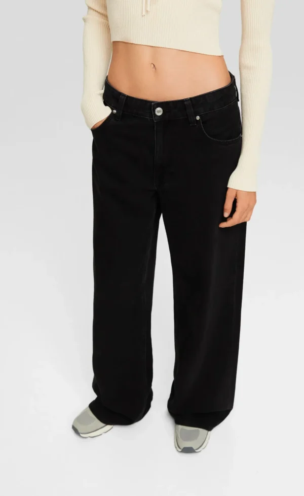 HM HIGH RISE-WIDE LEG JEANS - Image 4