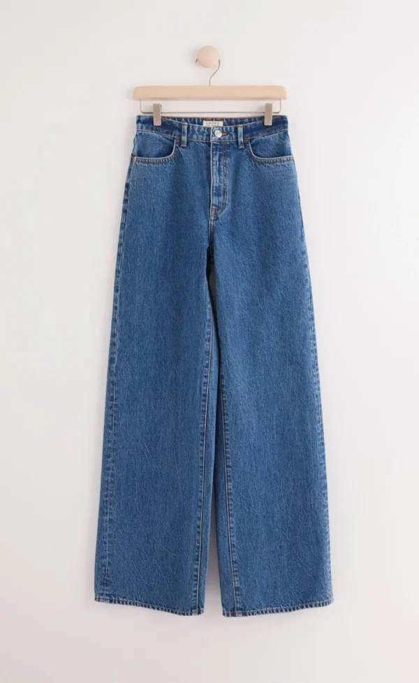 HM Extra Wide High Waist Jeans - Image 4