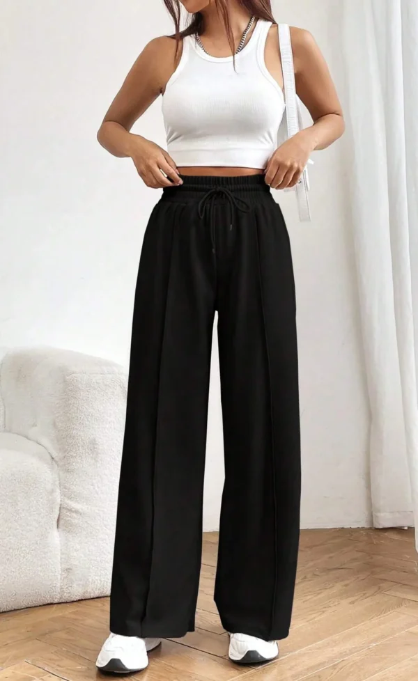 Wide Leg High-Waist Sweatpant - Image 3