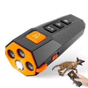 Ultrasonic Dog Bark Deterrent Device Handle Remote Control Training Good Behavior
