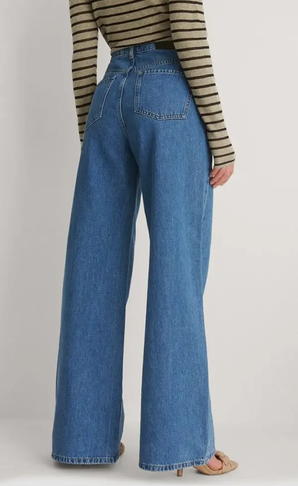 HM Blue Wide Leg Jeans - Image 3