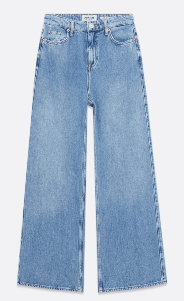 High Waisted Wide Leg Jeans - Image 5