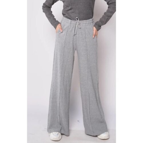 HM - Grey Wide Leg Seam Trousers