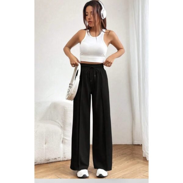 Wide Leg High-Waist Sweatpant