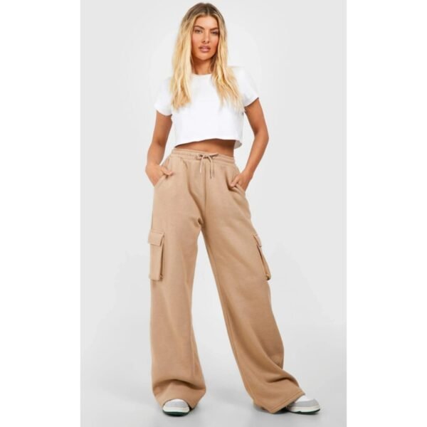 HM LIGHT WEIGHT HIGH WAISTED CARGO SWEATPANT