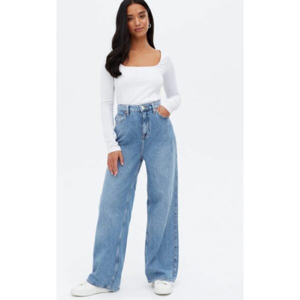 High Waisted Wide Leg Jeans