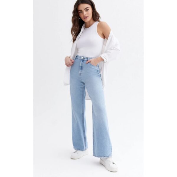 HM High Waisted Wide Leg Jeans