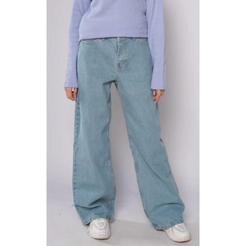 HM - Vintage Blue High Waist Wide Leg Jeans