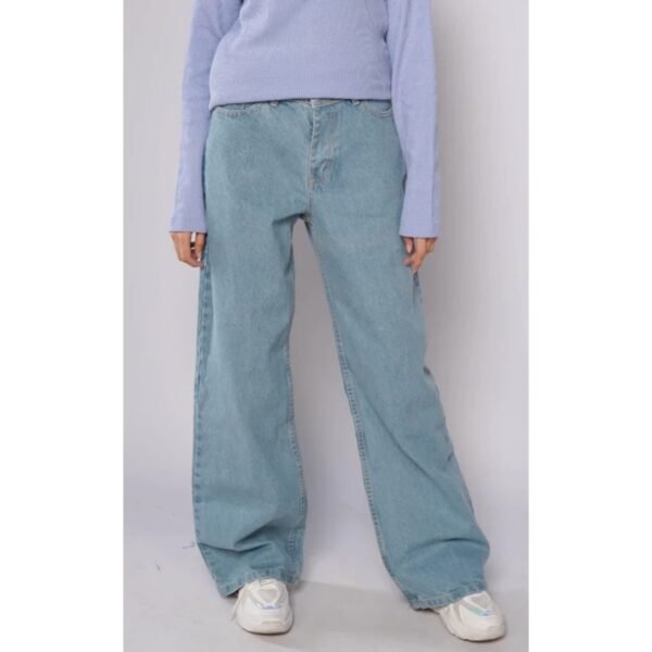 HM - Vintage Blue High Waist Wide Leg Jeans