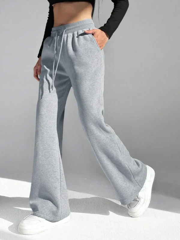 HM Grey Flare Trouser - Image 6