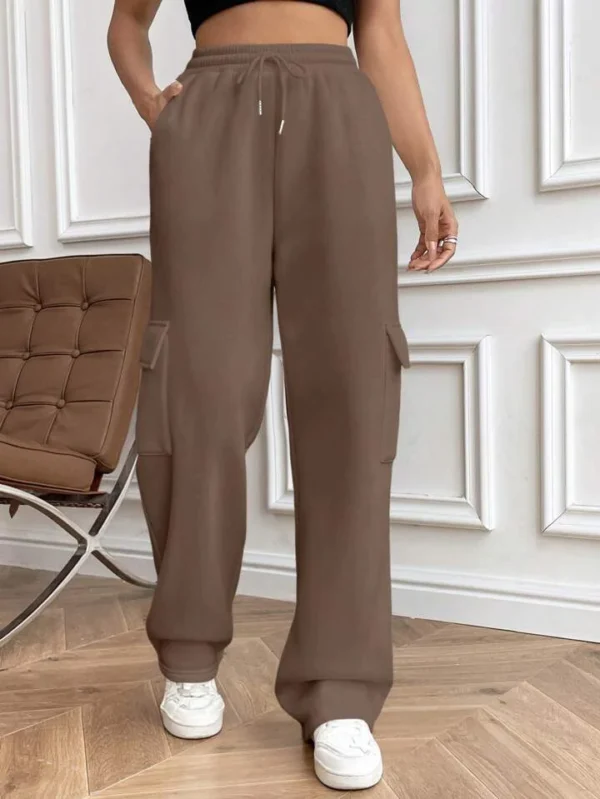 HM Brown Cargo Trouser - Image 3