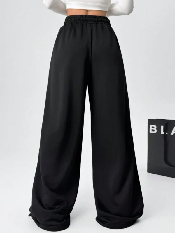 HM Pure Black Wide-Leg Trouser - Image 5