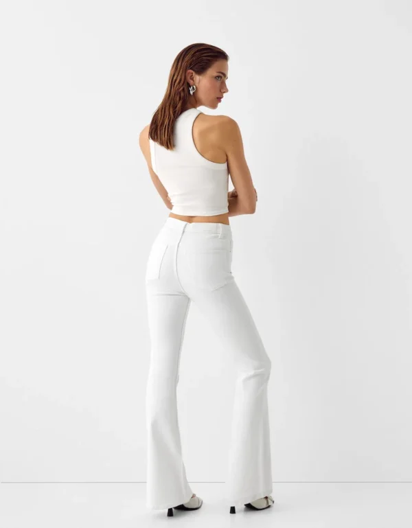 HM White Flare Jeans - Image 2