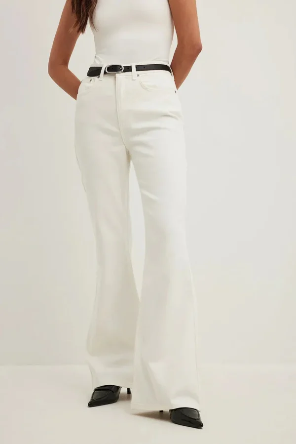 HM White Flare Jeans - Image 2