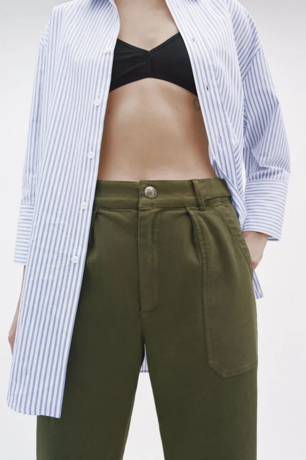 HM Khaki Utility Slouchy Jeans - Image 2