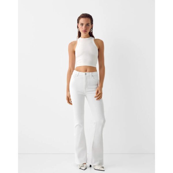 HM White Flare Jeans