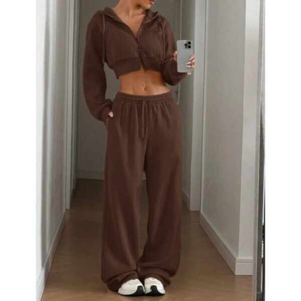 HM Brown Wide-Leg Trouser