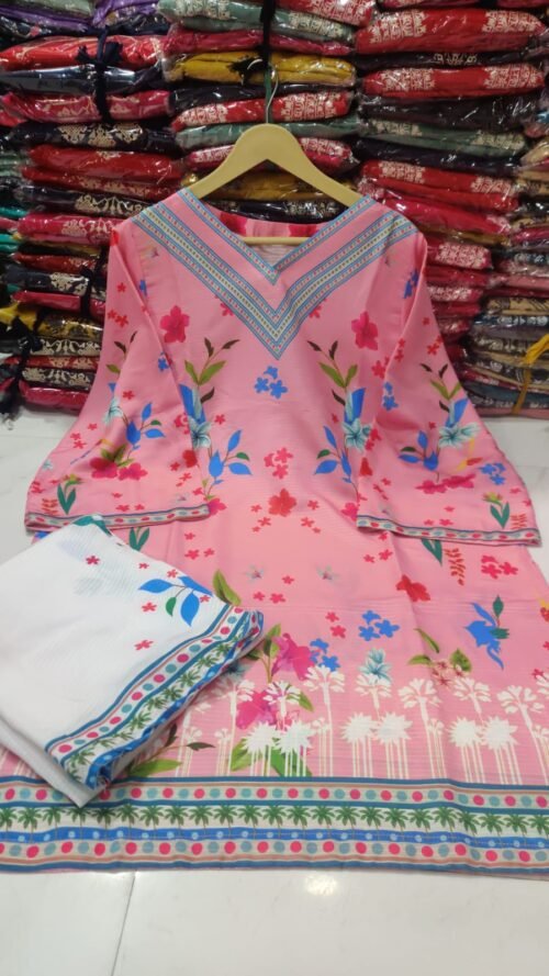 2PC Suit Digital Print Swiss Bana Dora