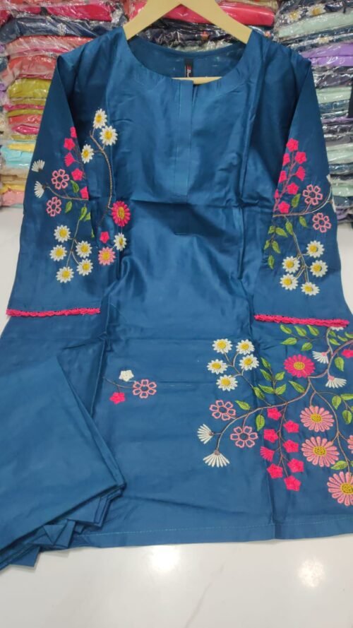 2PC Top stitched Suit