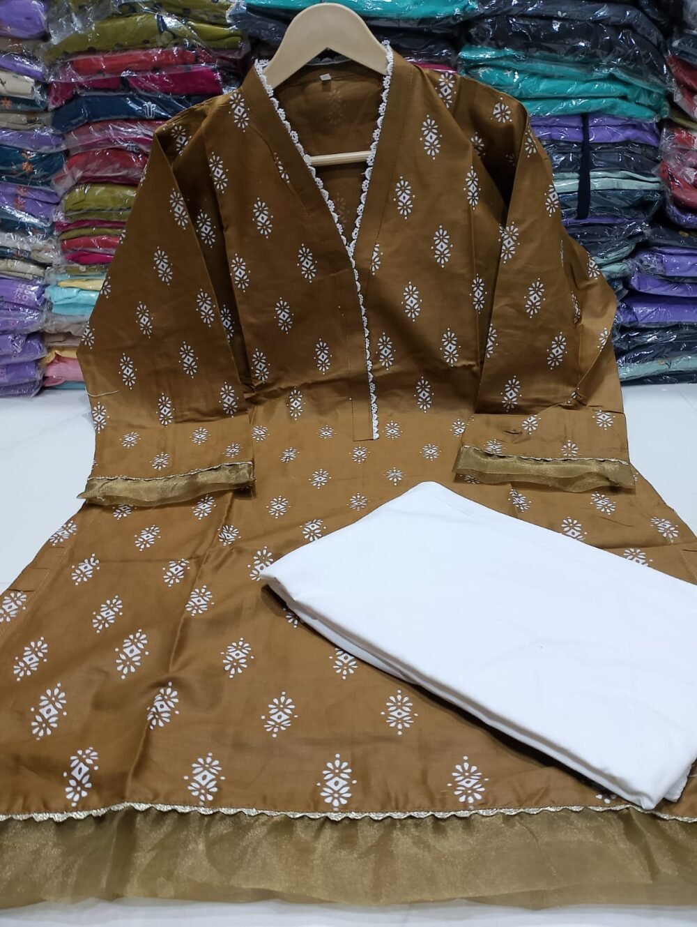 Bareeze Cotton 2PC Stitched Suit